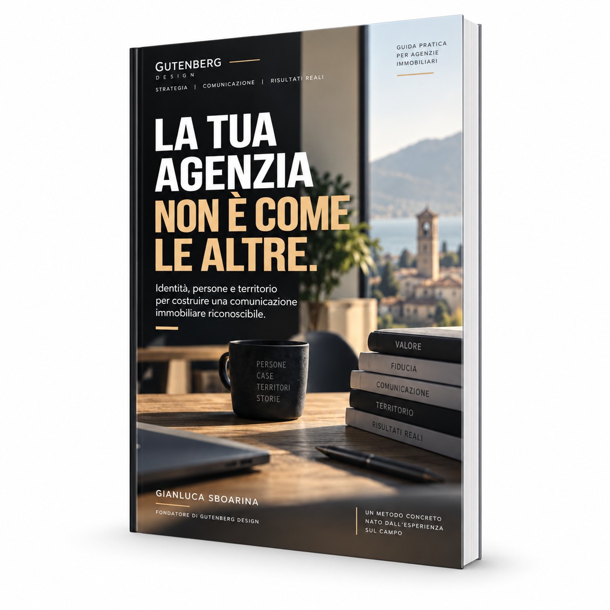 Mockup del libro La tua agenzia non è come le altre