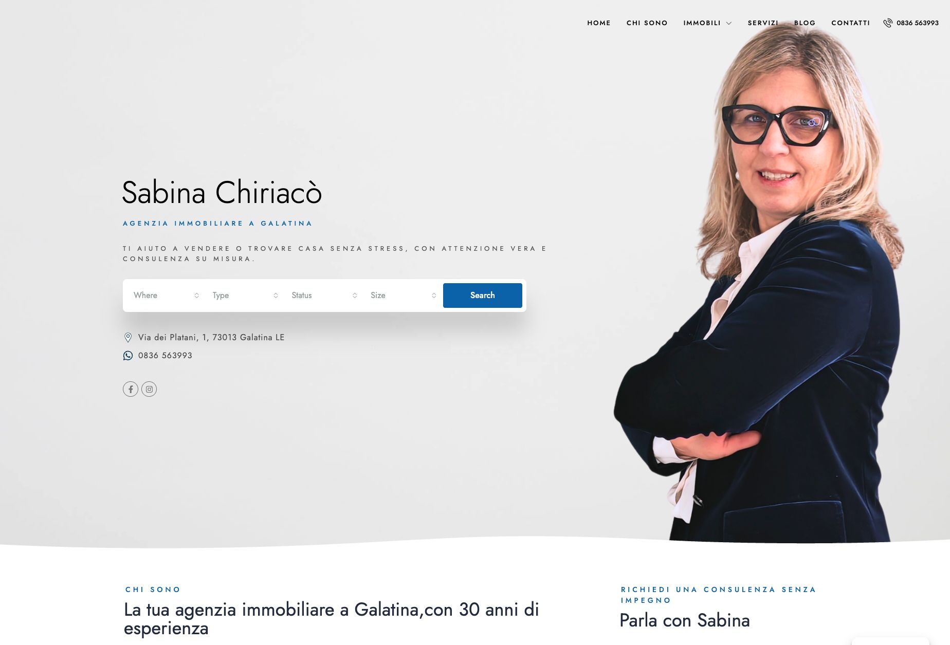 Homepage del sito House Immobiliare