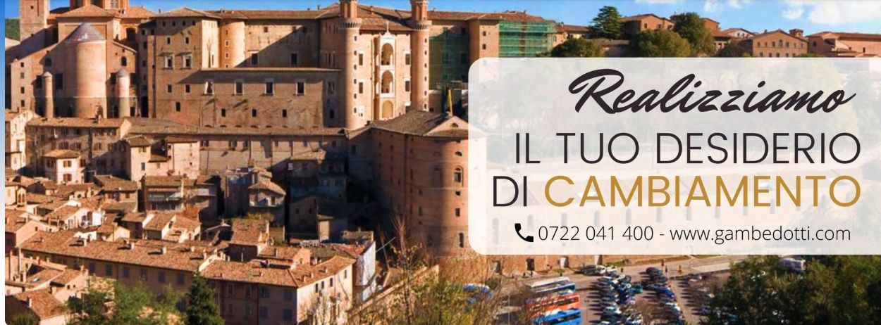 Copertina della pagina Facebook di Gambedotti Real Estate · Urbino Casa