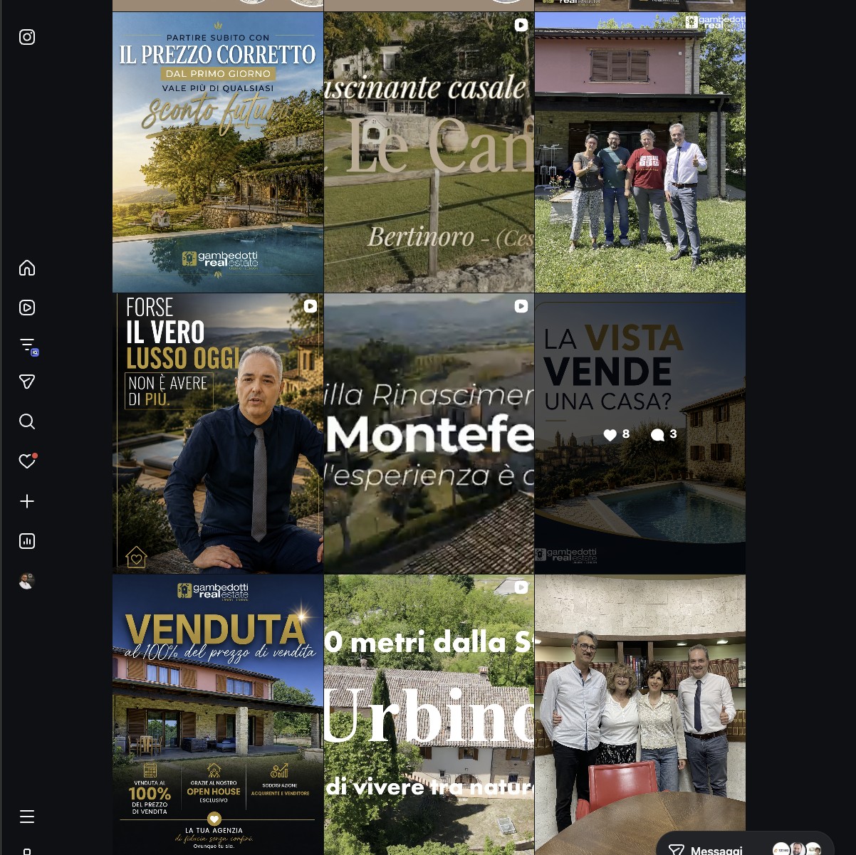 Instagram Gambedotti Real Estate — schermata 5 di 8