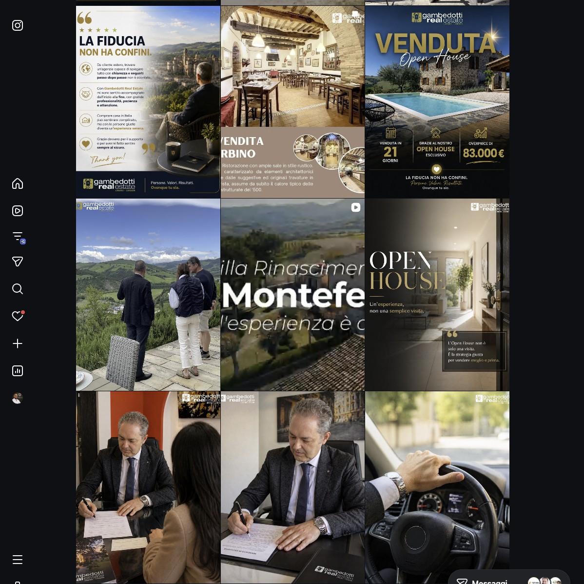 Instagram Gambedotti Real Estate — schermata 6 di 8