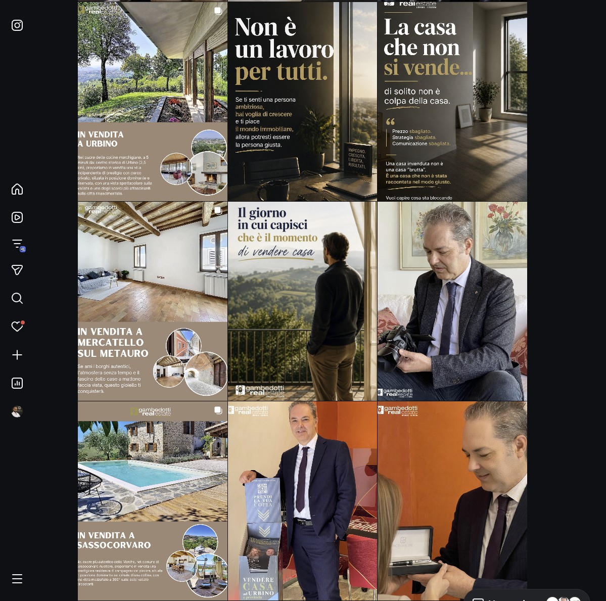 Instagram Gambedotti Real Estate — schermata 7 di 8