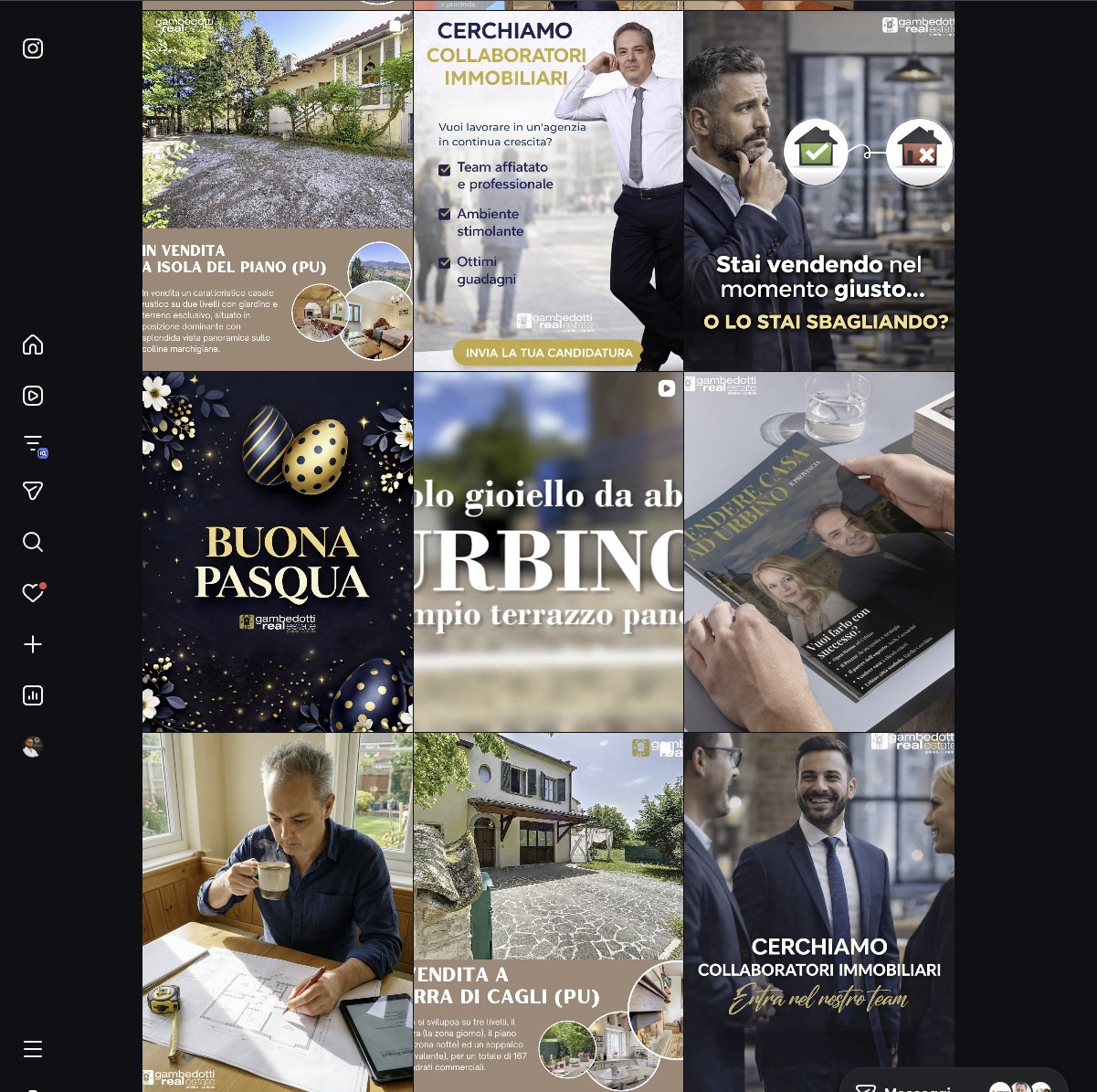 Instagram Gambedotti Real Estate — schermata 8 di 8