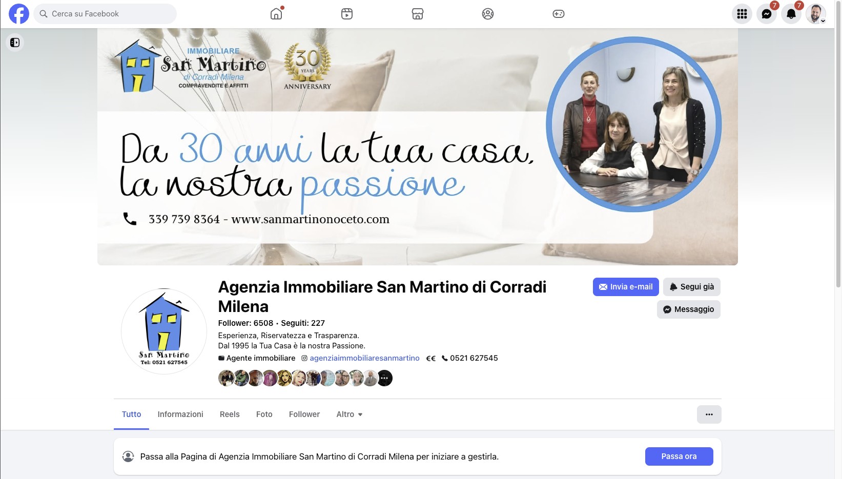 Facebook Immobiliare San Martino — schermata 1 di 11