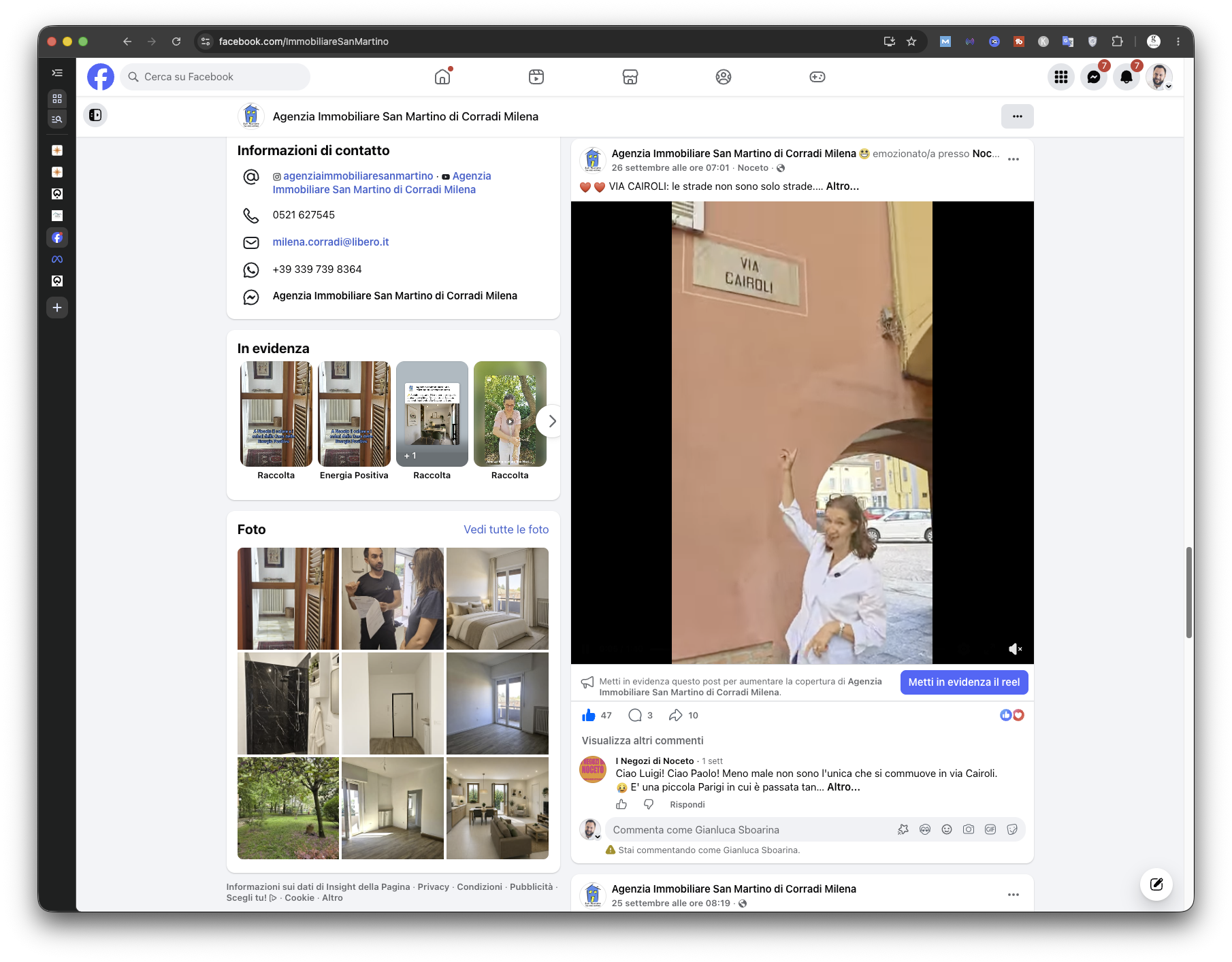 Facebook Immobiliare San Martino — schermata 7 di 11