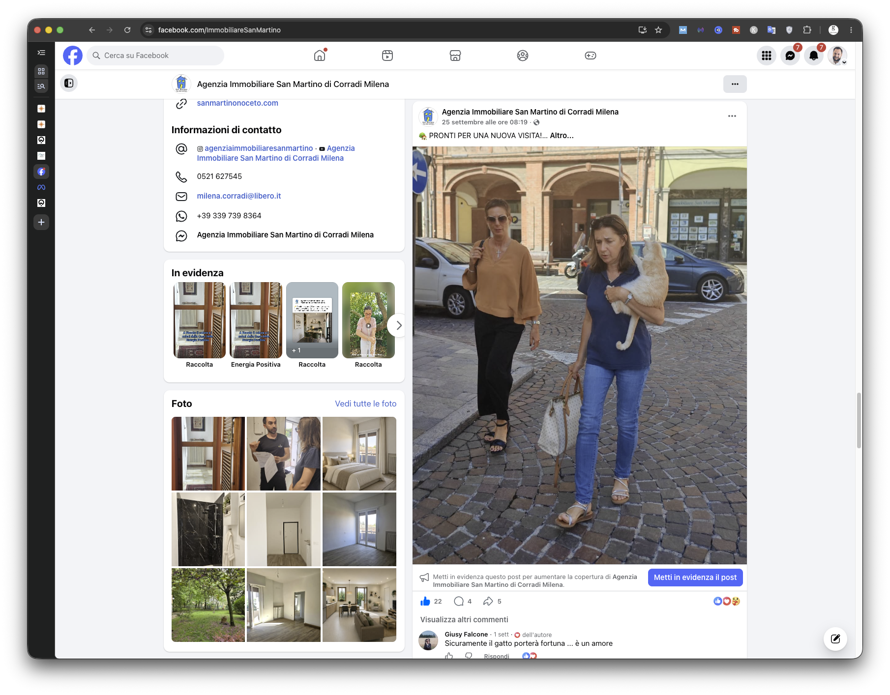 Facebook Immobiliare San Martino — schermata 8 di 11