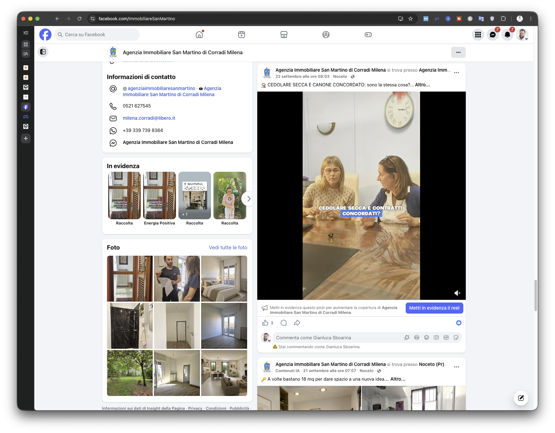 Facebook Immobiliare San Martino — schermata 10 di 11